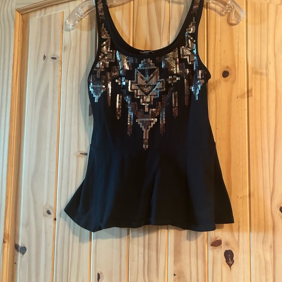 Express Tops - Express XS Sequin Women's Top